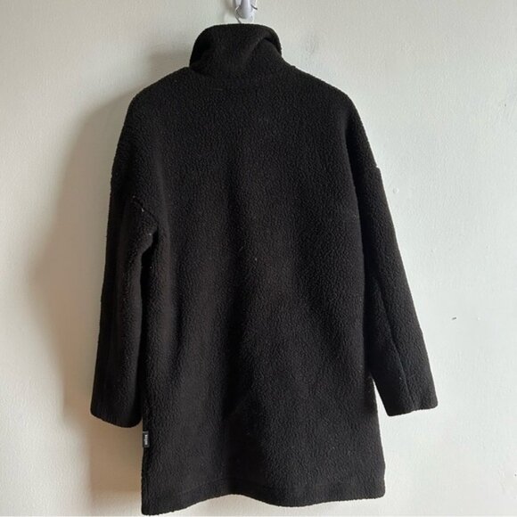 Vallier Sz M Valby Black Sherpa Coat - Picture 5 of 13